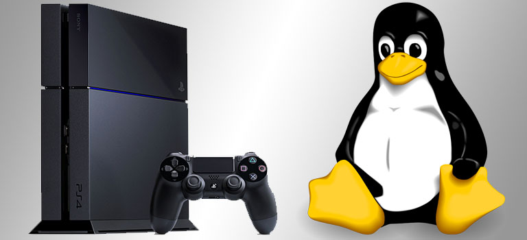 PS4 hackeado, está corriendo un sistema operativo Linux personalizado