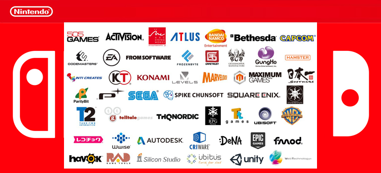 Nintendo anuncia un montón de socios para el Switch, pero ningún juego